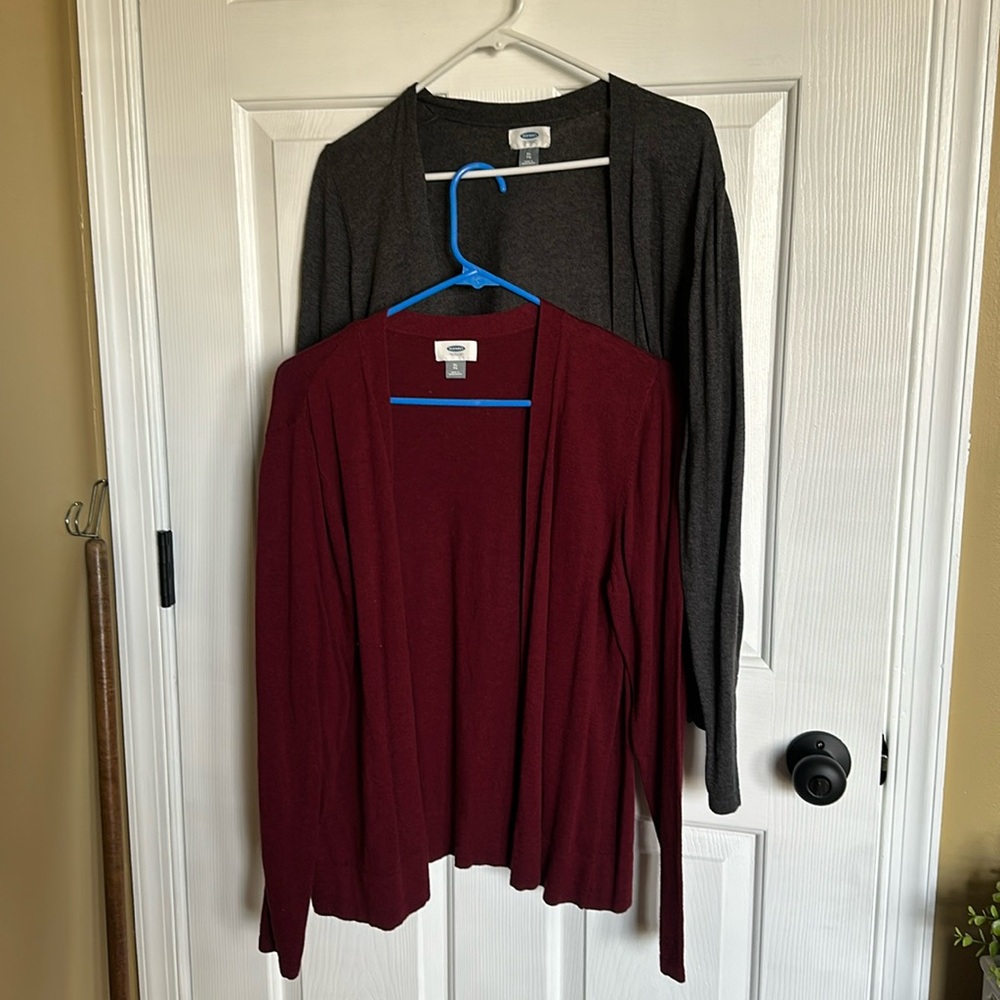 Old Navy lightweight cardigan sweaters. Hardly worn